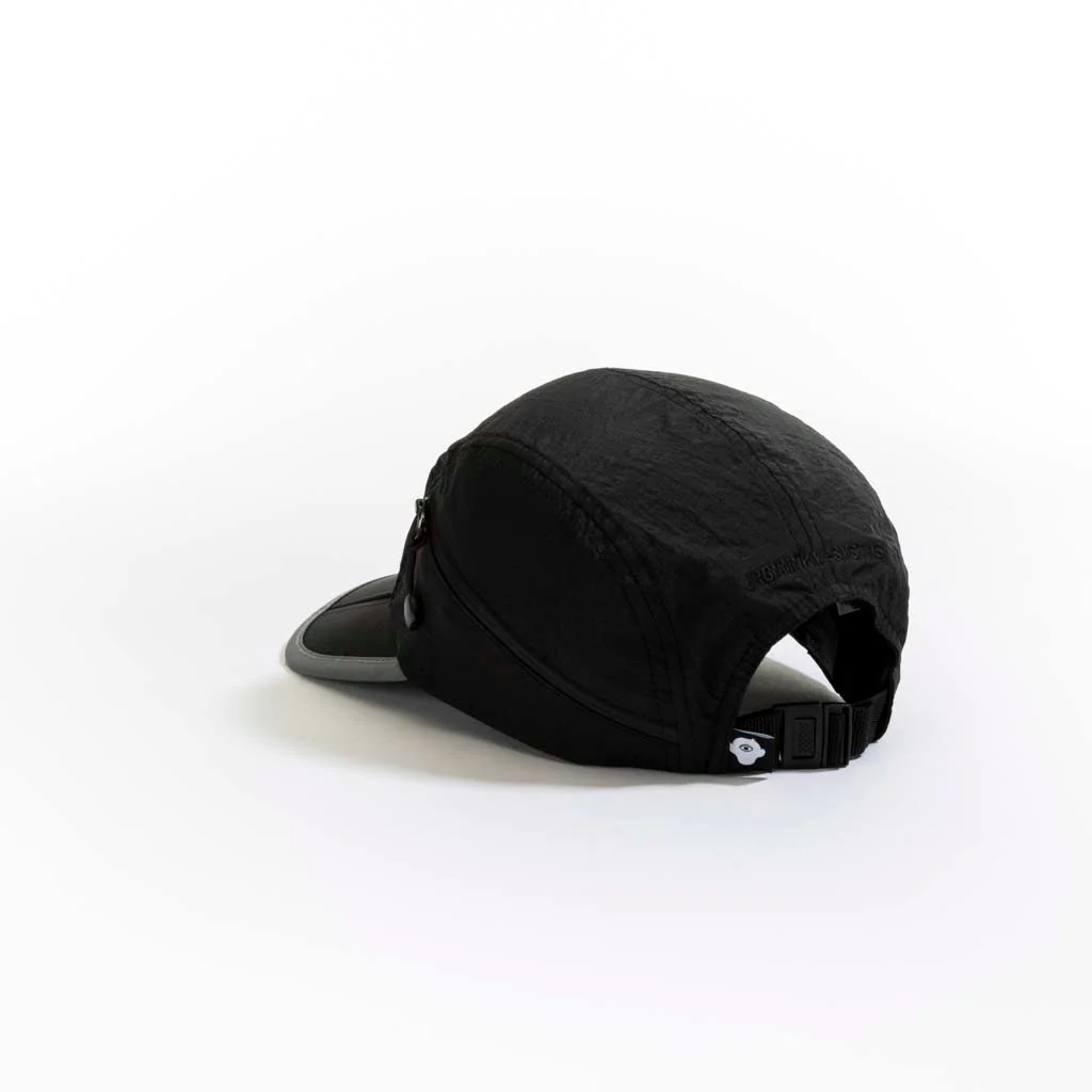 Foldable Camper Cap With Pocket // Black - Image 7