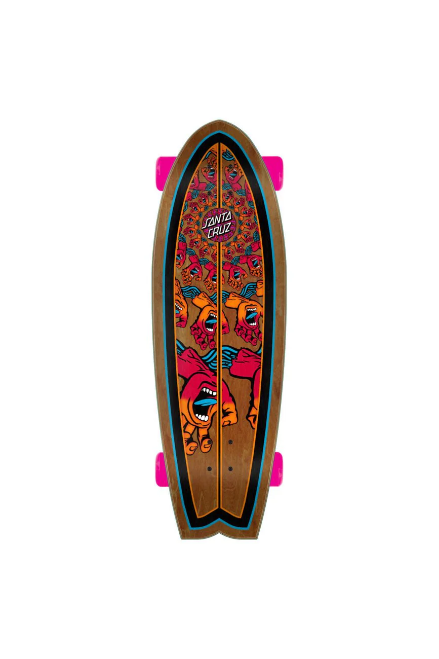 Mandala Hand 8.8in x 27.7in Shark Cruzer Santa Cruz - Image 2